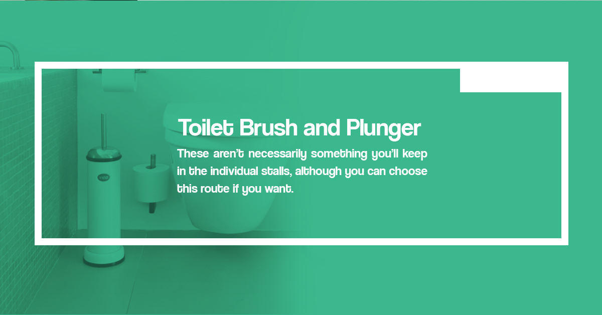 toilet brush and plunger
